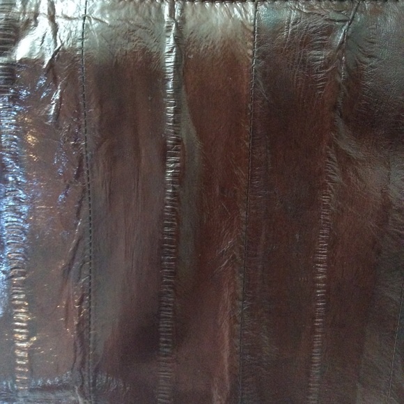 Vintage EEL Skin Shoulder Bag Purse - Picture 5 of 8